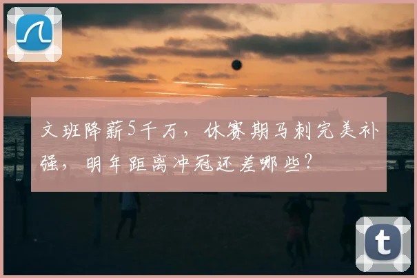文班降薪5千万，休赛期马刺完美补强，明年距离冲冠还差哪些？